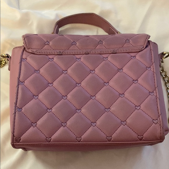 Pink Quilted Crossbody Bag - Picture 4 of 7